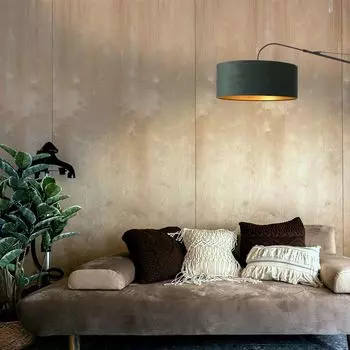 Настенный светильник Steinhauer Elegant Classy, 1 лампочка, матовый черный/бархатно-зеленый, 139x50см