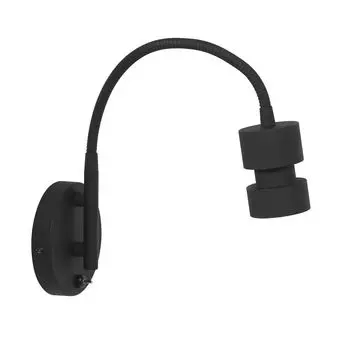 Настенный светильник Steinhauer Natasja LED 1 лампочка матовый черный 11x22см