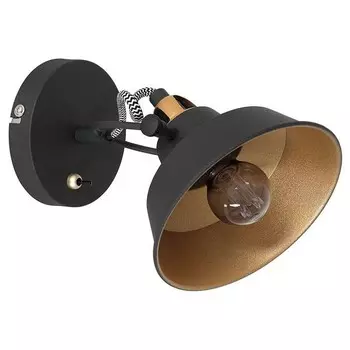 Настенный светильник Steinhauer Nov 1-flammig, черный