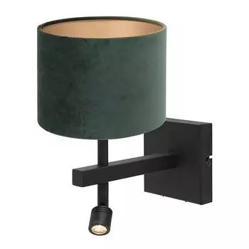 Настенный светильник Steinhauer Stang 2-flammig, темно-зеленый