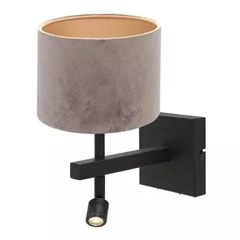 Настенный светильник Steinhauer Stang 2-flammig, серо-коричневый