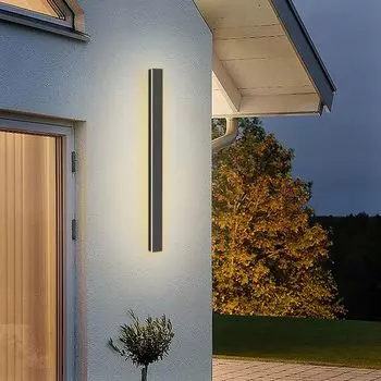 Настенный светильник TolleTour, светодиодный настенный светильник, современные настенные светильники для гостиной, спальни, лестницы, 40 см, 10,5 Вт, теплый белый, черный