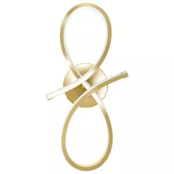 Настенный светильник Toollight App1051-W, Золотая светодиодная петля, 1 источник света, 15 Вт, 10X16,5X35,5 см Toolight, золото