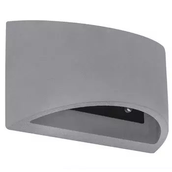 Настенный светильник, UP & DOWN, бетон, серый, H 12 см etc-shop