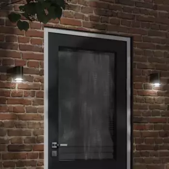 Настенный светильник Vidaxl, черный