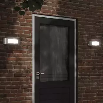 Настенный светильник Vidaxl, серебряный