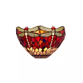 Настенный светильник Viro Belle Rouge гранатово-красный утюг 60 Вт 30 x 19 x 14 см, розовый