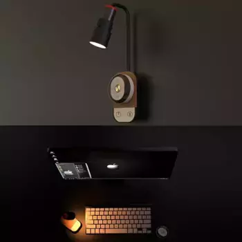 Настенный светильник Welikera, черный