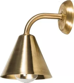 Настенный светильник внутри, массив латуни, классический настенный светильник E27 Licht-Erlebnisse