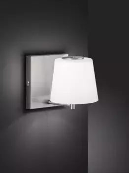 Настенный светильник Wofi, серебряный