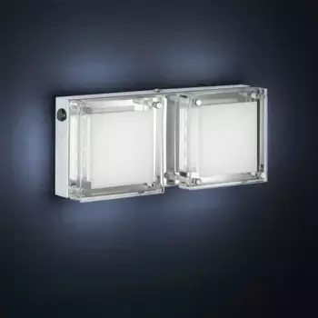 Настенный светильник Wofi, серебряный