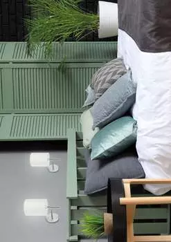 Настенный светильник Yan / элегантный настенный светильник / настенный светильник с тканевым абажуром ПВХ / 1X40W / E14 / серебристый KAYANI, серебро