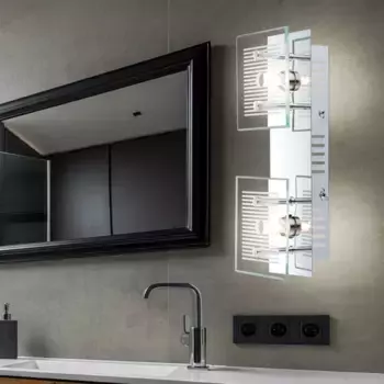 Настенный светодиодный светильник Globo, серебряный