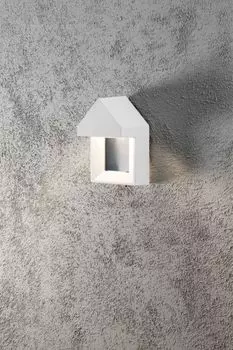 Настенный светодиодный светильник Konstsmide Cosenza High Power – алюминий, окрашенный в белый цвет; 7958-250