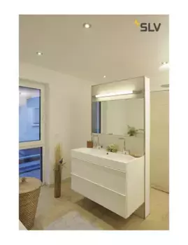 Настенный светодиодный светильник SLV, серебряный