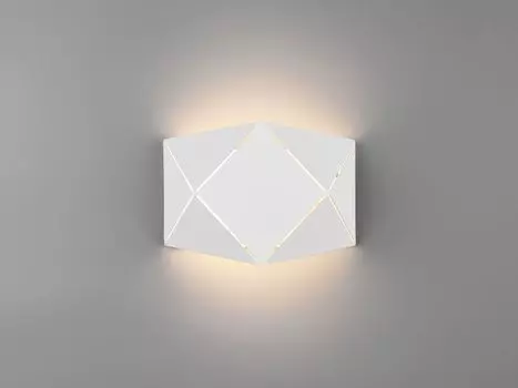 Настенный светодиодный светильник Trio Zandor матового белого цвета, 6,5 Вт, 500 лм, белый