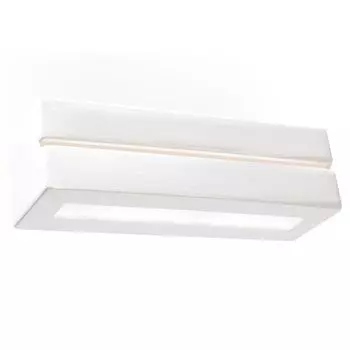 Настенный светодиодный светильник, UP & Down керамика, белый, L 32 см etc-shop