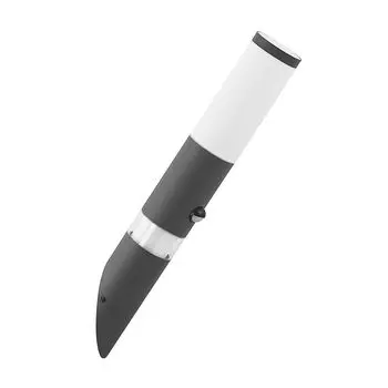 Настенный уличный светильник Lindby Okari черного цвета из алюминия