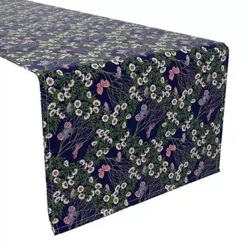 Настольная дорожка, 100 % хлопок, 16x108 дюймов, цветочный 35