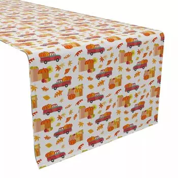 Настольная дорожка, 100 % хлопок, 16x108 дюймов, Fall Fest