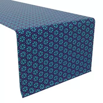Настольная дорожка, 100 % хлопок, 16x108 дюймов, цветочный 105