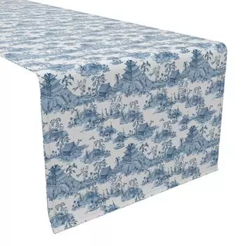 Настольная дорожка, 100 % хлопок, 16x108 дюймов, цветочный 187