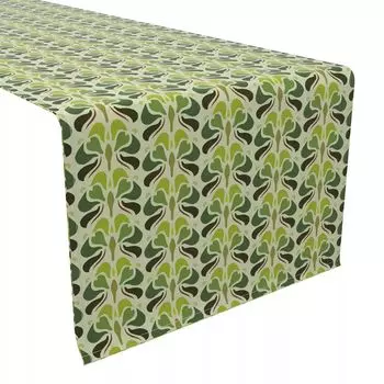 Настольная дорожка, 100 % хлопок, 16x108 дюймов, цветочный 100