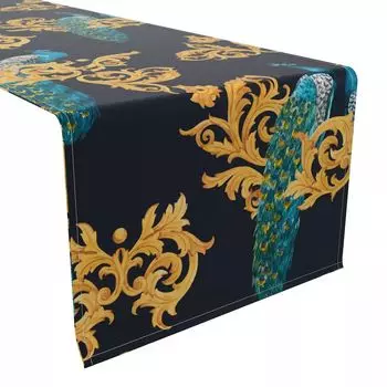 Настольная дорожка, 100 % хлопок, 16x108 дюймов, цветочный 164