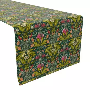 Настольная дорожка, 100 % хлопок, 16x108 дюймов, цветочный 45
