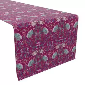 Настольная дорожка, 100 % хлопок, 16x108 дюймов, цветочный 53