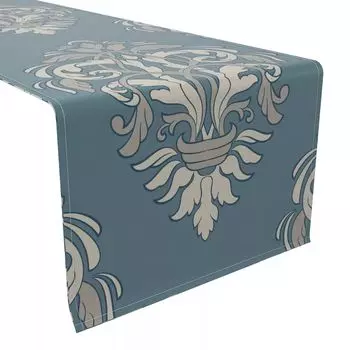 Настольная дорожка, 100 % хлопок, 16x108 дюймов, цветочный 154
