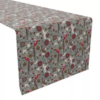 Настольная дорожка, 100 % хлопок, 16x108 дюймов, цветочный 42