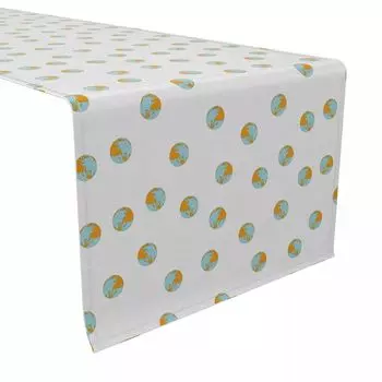 Настольная дорожка, 100% хлопок, 16x108 дюймов, по всему миру