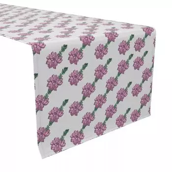 Настольная дорожка, 100% хлопок, 16x108 дюймов, Wild Spring Leaf