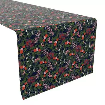 Настольная дорожка, 100 % хлопок, 16x72 дюйма, цветочный 44