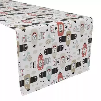 Настольная дорожка, 100 % хлопок, 16x72 дюйма. Пилоты «Тигров» в самолетах.