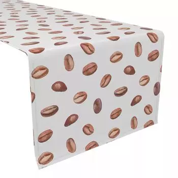 Настольная дорожка, 100% хлопок, 16x90 дюймов, кофейные зерна