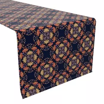 Настольная дорожка, 100 % хлопок, 16x90 дюймов, цветочный 37