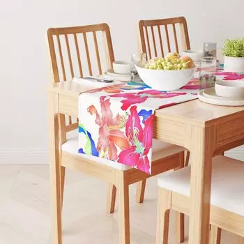 Настольная дорожка, 100 % хлопок, 16x90 дюймов, цветочный 88