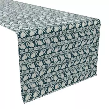 Настольная дорожка, 100 % хлопок, 16x90 дюймов, цветочный 102