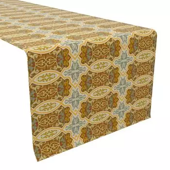 Настольная дорожка, 100 % хлопок, 16x90 дюймов, цветочный 111