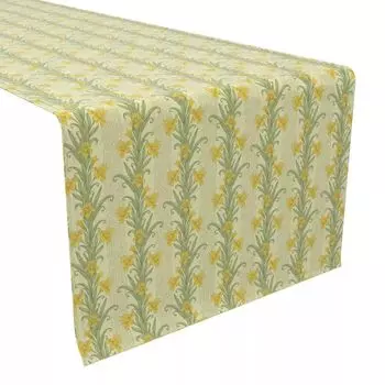 Настольная дорожка, 100 % хлопок, 16x90 дюймов, цветочный 115