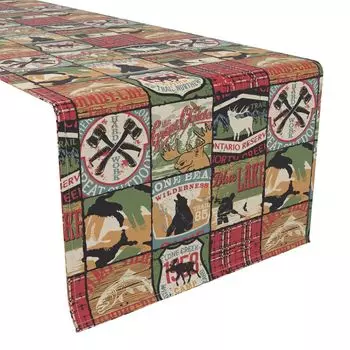 Настольная дорожка, 100% полиэстер, 12x72 дюйма, пэчворк для отдыха на свежем воздухе