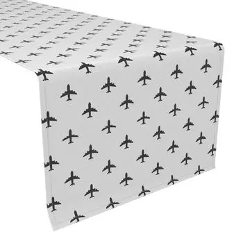 Настольная дорожка, 100 % полиэстер, 12x72 дюйма, Aircraft Design