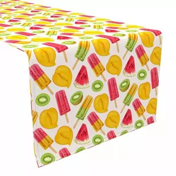 Настольная дорожка, 100 % полиэстер, 14x108 дюймов Summer Fruit Pops