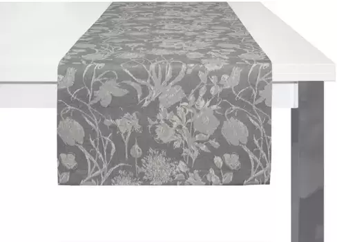 Настольная дорожка Adam "Flower Cuve Light" 50х150 см, темно-серый