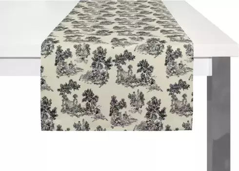 Настольная дорожка Adam "Good Old Days", (1 шт.), органическая GOTS, сертифицирована CERES 0242Сделано в Германии 150х50 см, цвет natur, schwarz