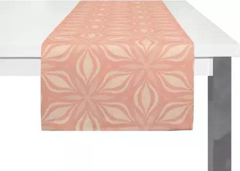 Настольная дорожка Adam "Retro Floret", экологически чистая 50х150 см, цвет papaya