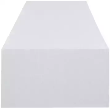 Настольная дорожка Delindo Lifestyle "VIENNA", устойчивая к загрязнениям, легкая в уходе, 180 г/м 140х40 см, белый