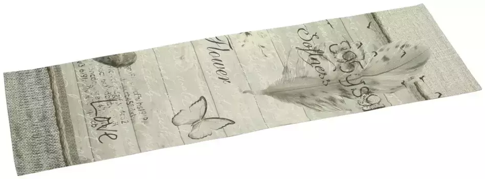 Настольная дорожка GO-DE (Д/Ш): прибл. 120x40 см 40х120 см, серый/коричневый